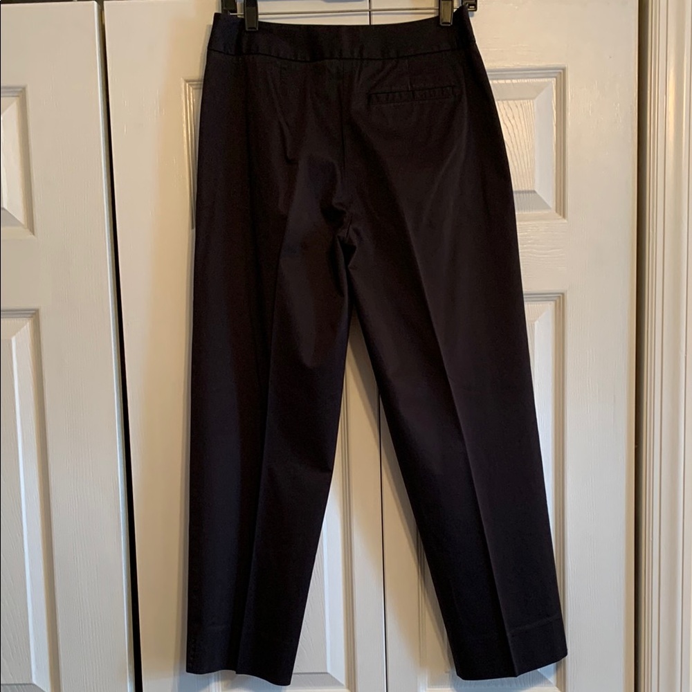 Talbots Black Capris with Smooth Woven Fabric - Picture 6 of 11